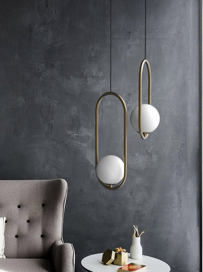 Suspension Mila en Métal et Verre – Lampe Moderne au Design Élégant