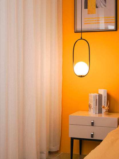 Suspension Mila en Métal et Verre – Lampe Moderne au Design Élégant
