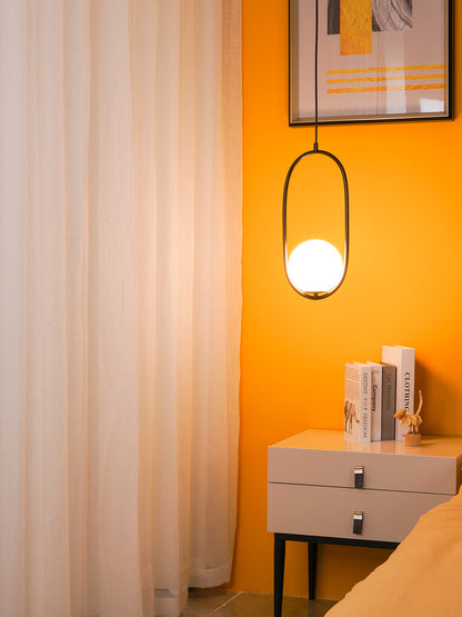 Suspension Mila en Métal et Verre – Lampe Moderne au Design Élégant