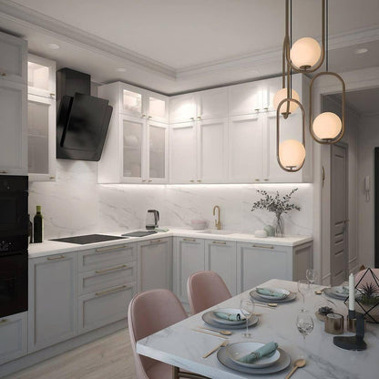 Suspension Mila en Métal et Verre – Lampe Moderne au Design Élégant