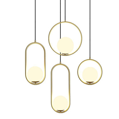 Suspension Mila en Métal et Verre – Lampe Moderne au Design Élégant