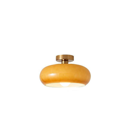 Chandelier en Verre Ambre Antique - Élégance Vintage pour Votre Intérieur