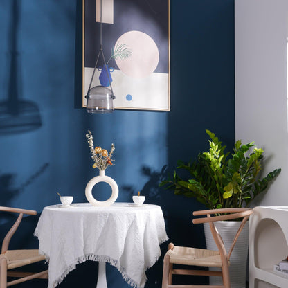 Suspension Mona Minimaliste en Métal et Verre - Éclairage LED Élégant pour Salon et Salle à Manger
