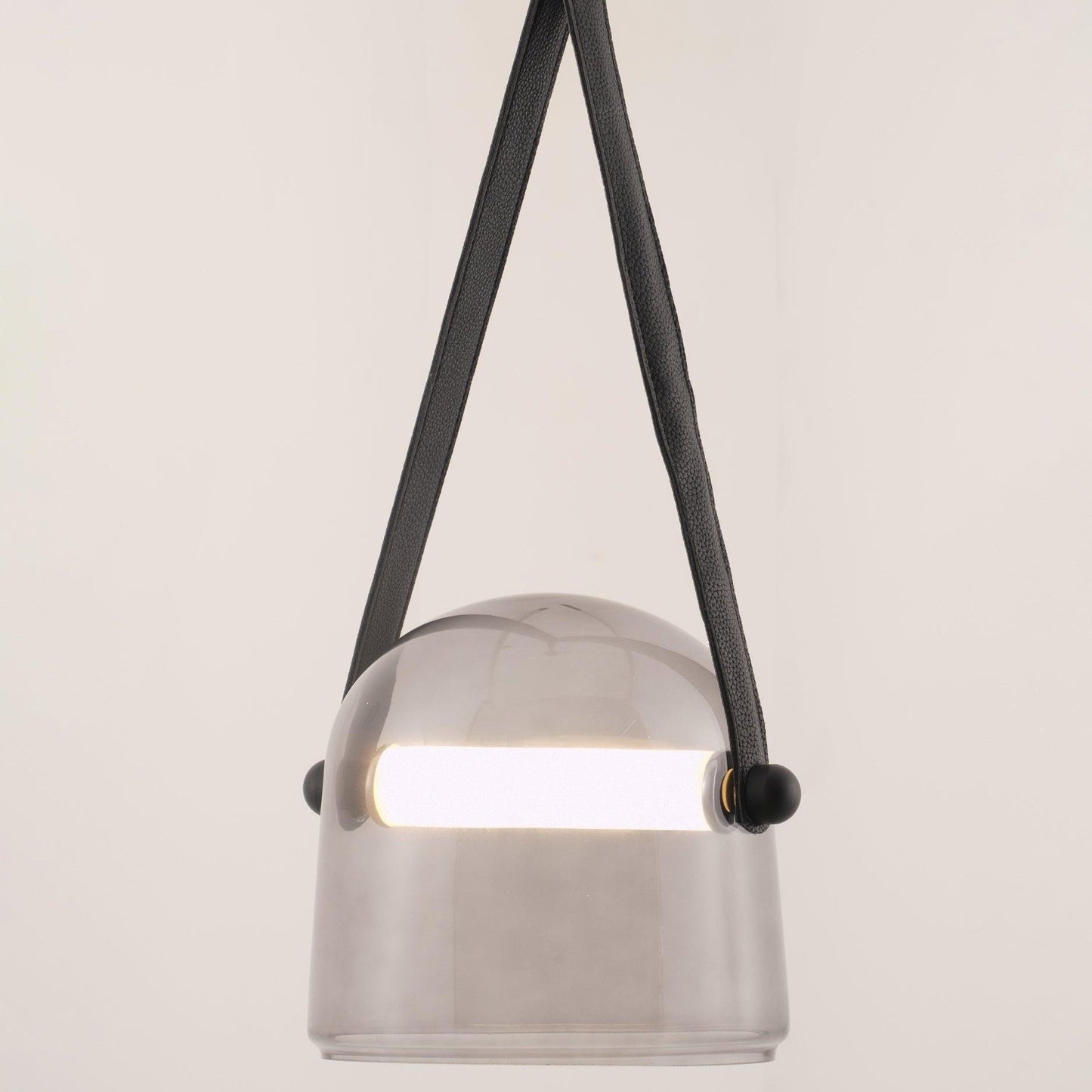 Suspension Mona Minimaliste en Métal et Verre - Éclairage LED Élégant pour Salon et Salle à Manger
