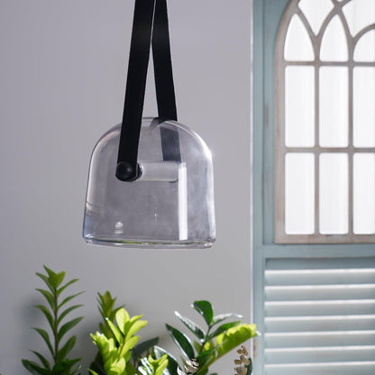 Suspension Mona Minimaliste en Métal et Verre - Éclairage LED Élégant pour Salon et Salle à Manger