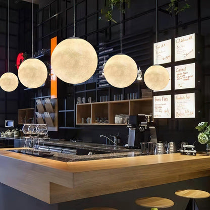 Suspension Moon LED – Éclairage Moderne et Apaisant, Design Élégant