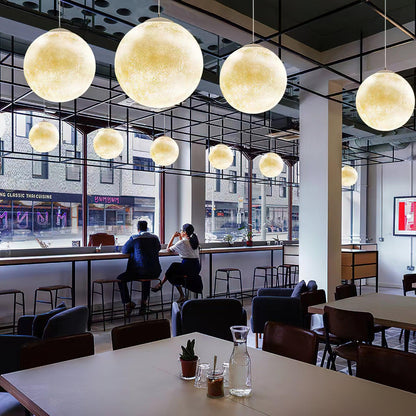 Suspension Moon LED – Éclairage Moderne et Apaisant, Design Élégant