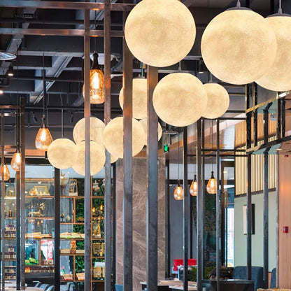 Suspension Moon LED – Éclairage Moderne et Apaisant, Design Élégant