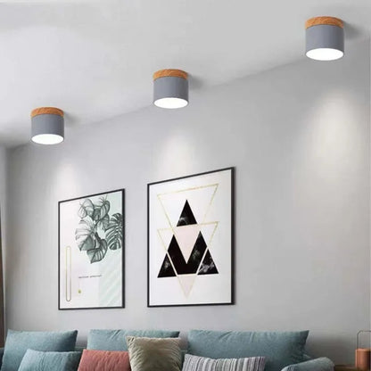 Plafonnier Cylindrique LED Nordic – Éclairage Moderne et Économique pour Couloir