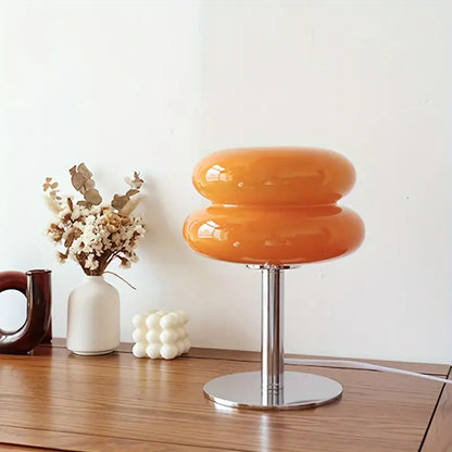 Lampe de Table en Verre Soufflé - Élégance Artisanale