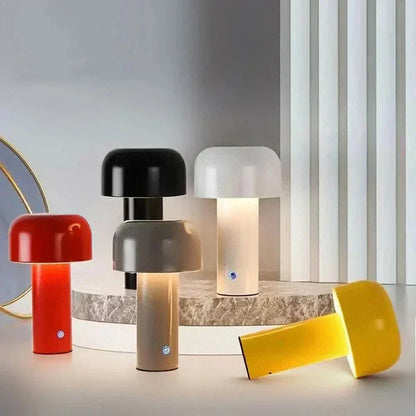 Lampe de Table MushroomGlow – Design Champignon & Éclairage Sans Fil