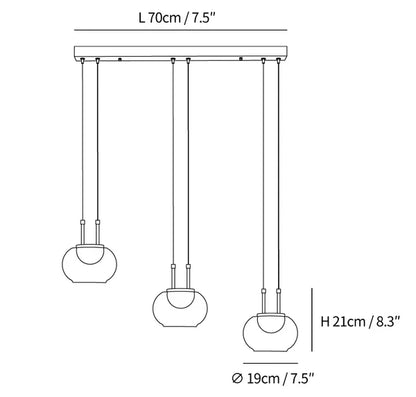 Suspension Mystique Halo LED – Design Unique avec Halo Lumineux