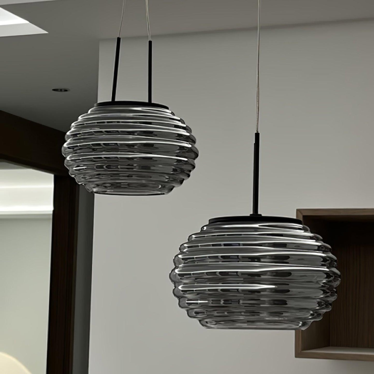 Suspension Mystique Halo LED – Design Unique avec Halo Lumineux