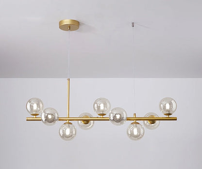 Armature - Pendelleuchte Luxueuse pour Salle à Manger, Élégance Moderne avec Verre et Métal