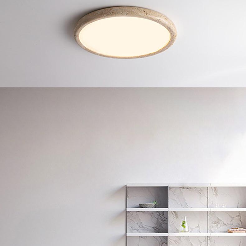 Plafonnier LED en Pierre Naturelle – Éclairage Élégant et Chaleureux pour Salon et Chambre