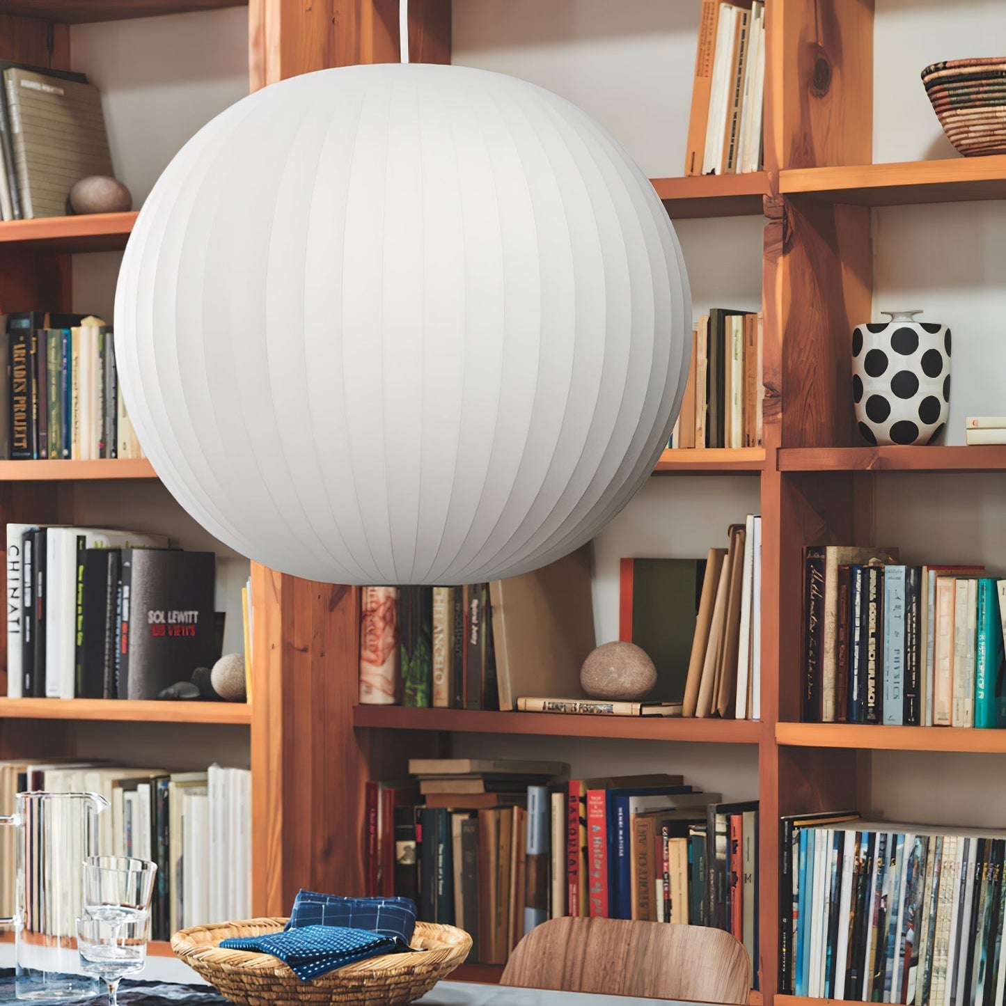 Suspension Nordic en Bois et Acier - Élégance Minimaliste pour Votre Intérieur