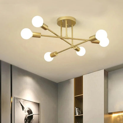Lampe Métallique Élégante avec Douille E27 – Design Moderne et Éclatante