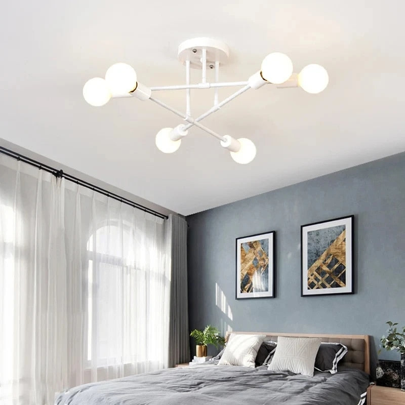 Lampe Métallique Élégante avec Douille E27 – Design Moderne et Éclatante