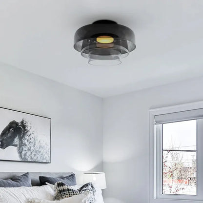 Plafonnier en Verre Design Médiéval Nordique – Éclairage Élégant et Chauffant pour Salon, Chambre ou Salle à Manger