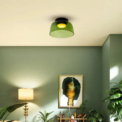 Plafonnier en Verre Design Médiéval Nordique – Éclairage Élégant et Chauffant pour Salon, Chambre ou Salle à Manger
