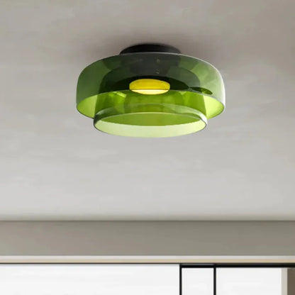 Plafonnier en Verre Design Médiéval Nordique – Éclairage Élégant et Chauffant pour Salon, Chambre ou Salle à Manger
