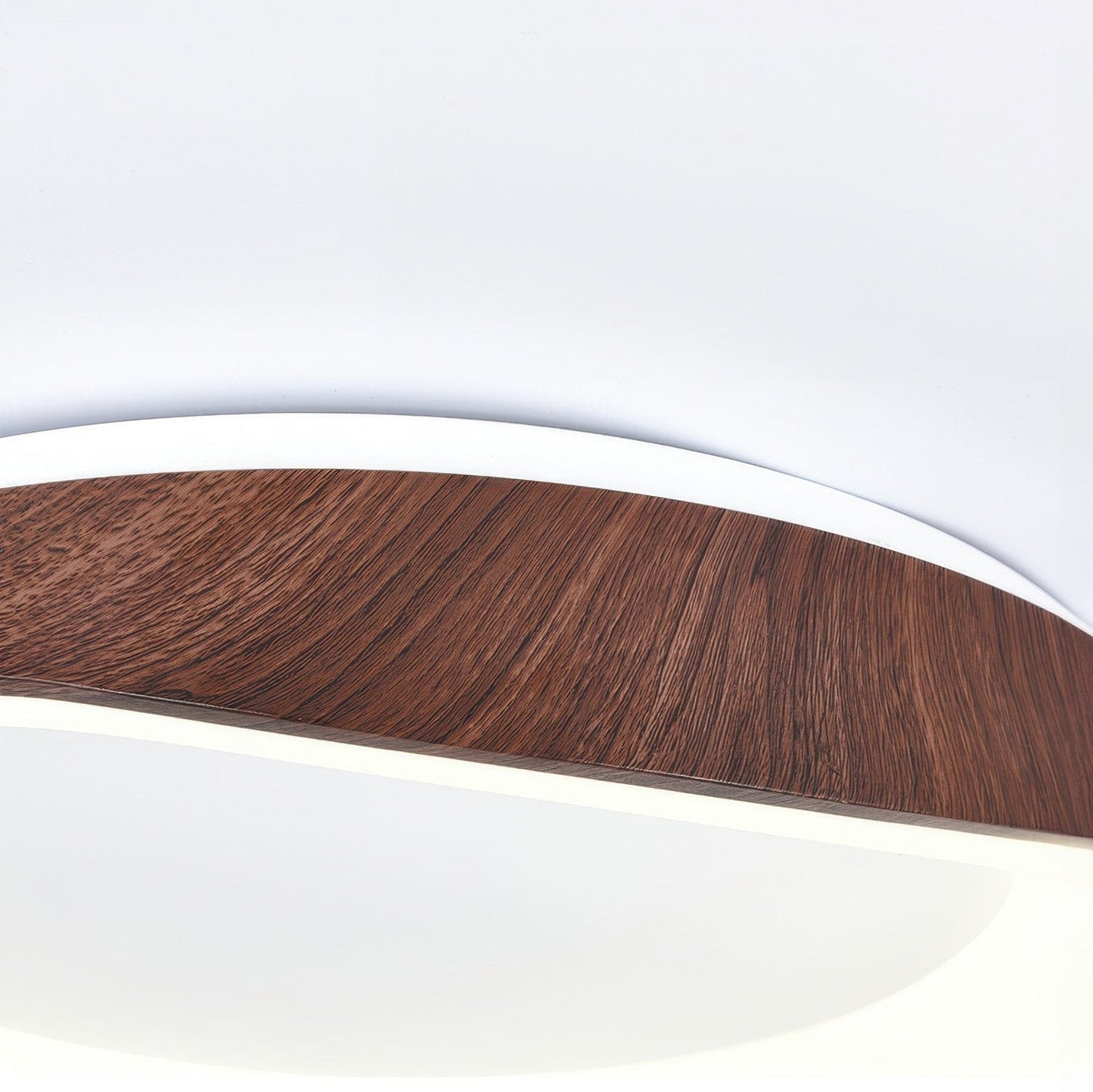 Plafonnier LED Nordic Artistic - Lampe Moderne en Bois et Métal avec Éclairage Doux