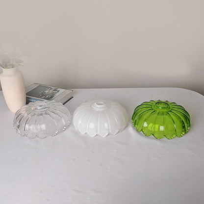 Lampe suspendue en verre translucide avec base en cuivre – Création d'une atmosphère romantique et lumineuse
