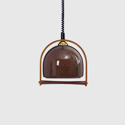 Suspension Vintage Bauhaus en Bois - Élégance Classique et Design Moderne