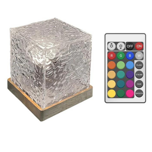 Lampe CubeLight - Éclairage Ambiant avec 12 Couleurs et Commande à Distance