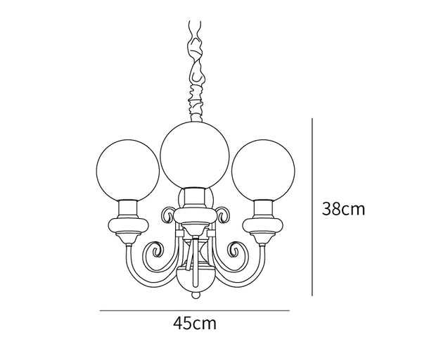 Chandelier Onyx Moderne – Luminaire Élégant en Métal et Verre pour Salon et Salle à Manger