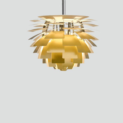 Suspension Artichoke Moderne en Métal - Éclairage Sculptural LED Design Contemporain