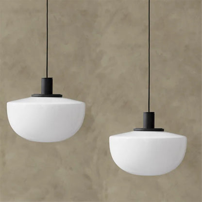 Suspension Moderne en Verre et Métal – Lampe Globe Élégante pour Cuisine et Salle à Manger