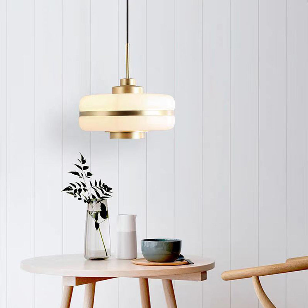 Suspension LED Nordic Luxury - Lampe Élégante en Verre et Métal pour Intérieur Moderne
