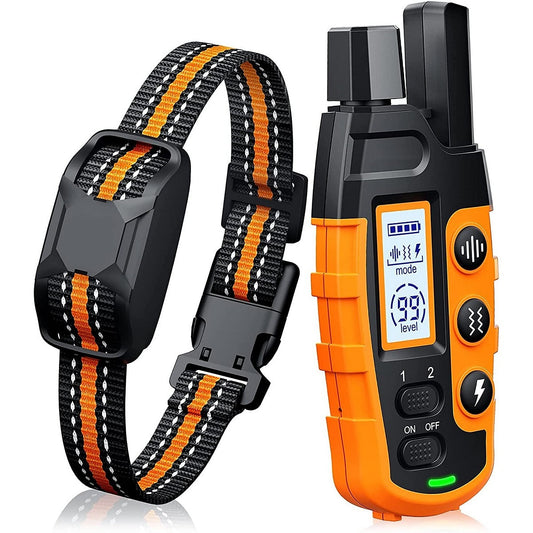 Collier de Dressage ÉducaCanine Pro – Portée 1000 m, Rechargeable, Étanche avec Modes Ajustables