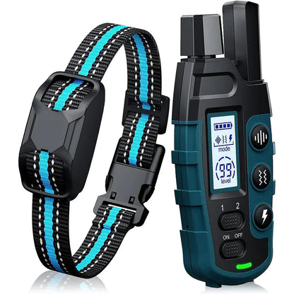 Collier de Dressage ÉducaCanine Pro – Portée 1000 m, Rechargeable, Étanche avec Modes Ajustables
