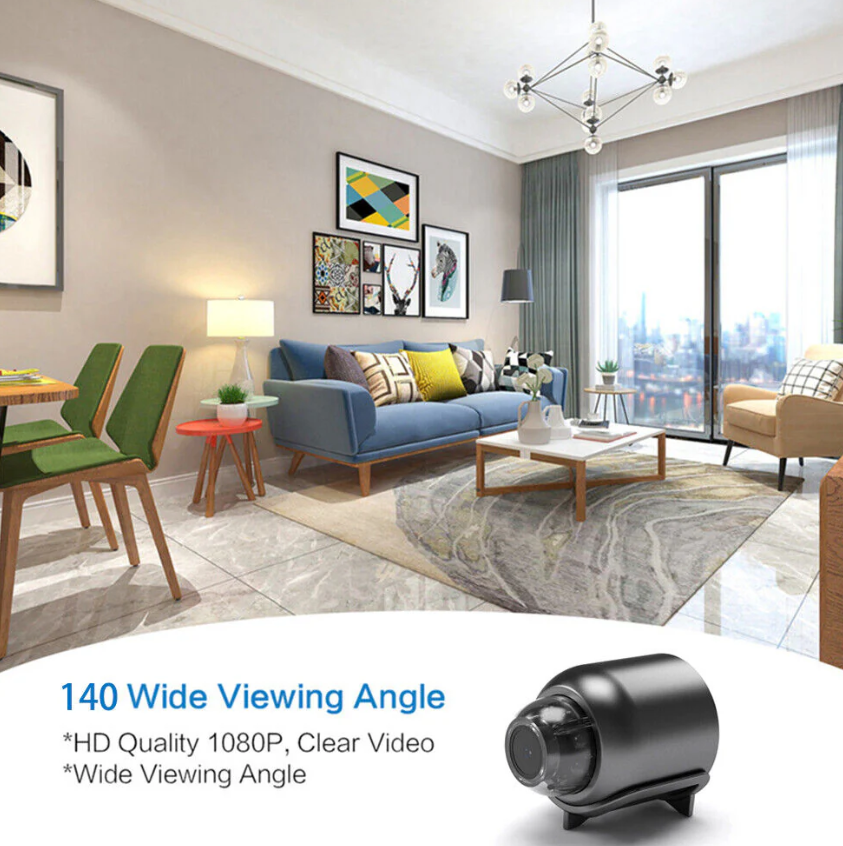 Petite Caméra WiFi avec Vision Nocturne – Surveillance Discrète et Efficace