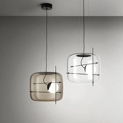 Plot Glass Pendelleuchte – Lampe Suspendue LED avec Éclairage Doux et Design Élégant