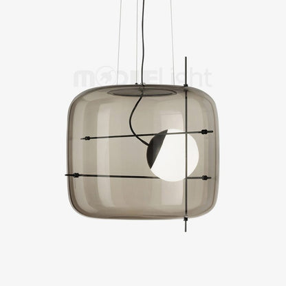 Plot Glass Pendelleuchte – Lampe Suspendue LED avec Éclairage Doux et Design Élégant
