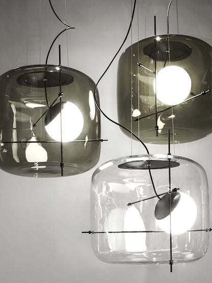 Plot Glass Pendelleuchte – Lampe Suspendue LED avec Éclairage Doux et Design Élégant