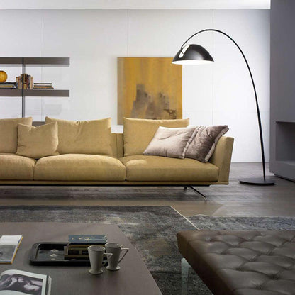 Lampadaire Verse Arc - Design Scandinave Élégant avec Bras Réglable et Éclairage LED