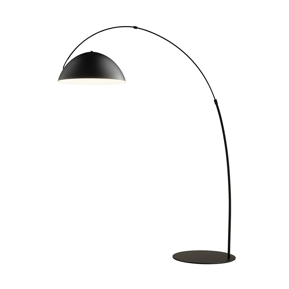Lampadaire Verse Arc - Design Scandinave Élégant avec Bras Réglable et Éclairage LED