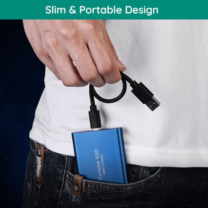 SSD Portable Ultra-Rapide – Stockage Externe Fiable et Compact avec USB 3.1