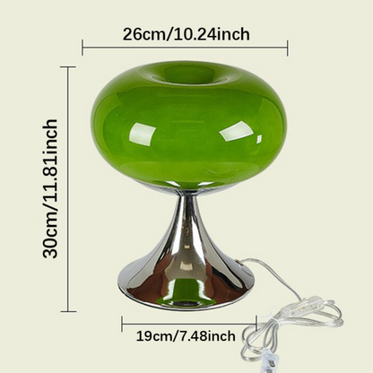 Lampe de Table Style Antique - Applique Moderne en Verre et Métal, Design Inspiré du Bauhaus