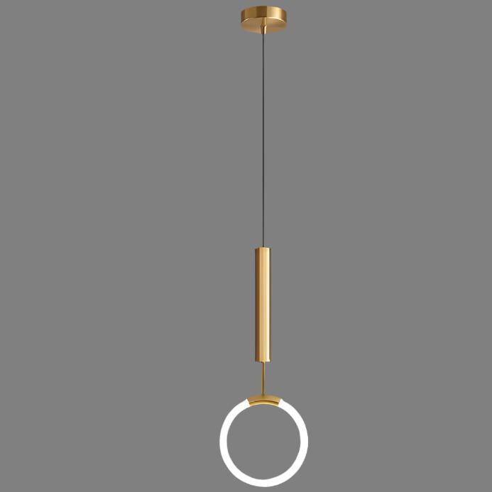Suspension LED Nordic Simple - Lampe Minimaliste en Métal pour Cuisine, Salle à Manger et Bureau