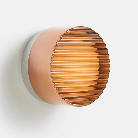 Applique Murale LED Moderne en Forme Ronde – Éclairage Doux avec Diffuseur en Verre Mylk pour Salon et Chambre