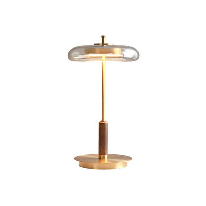 Lampe de Table Ronaldo - Design Moderne en Métal et Verre avec Technologie LED - Lumière Douce et Élégante