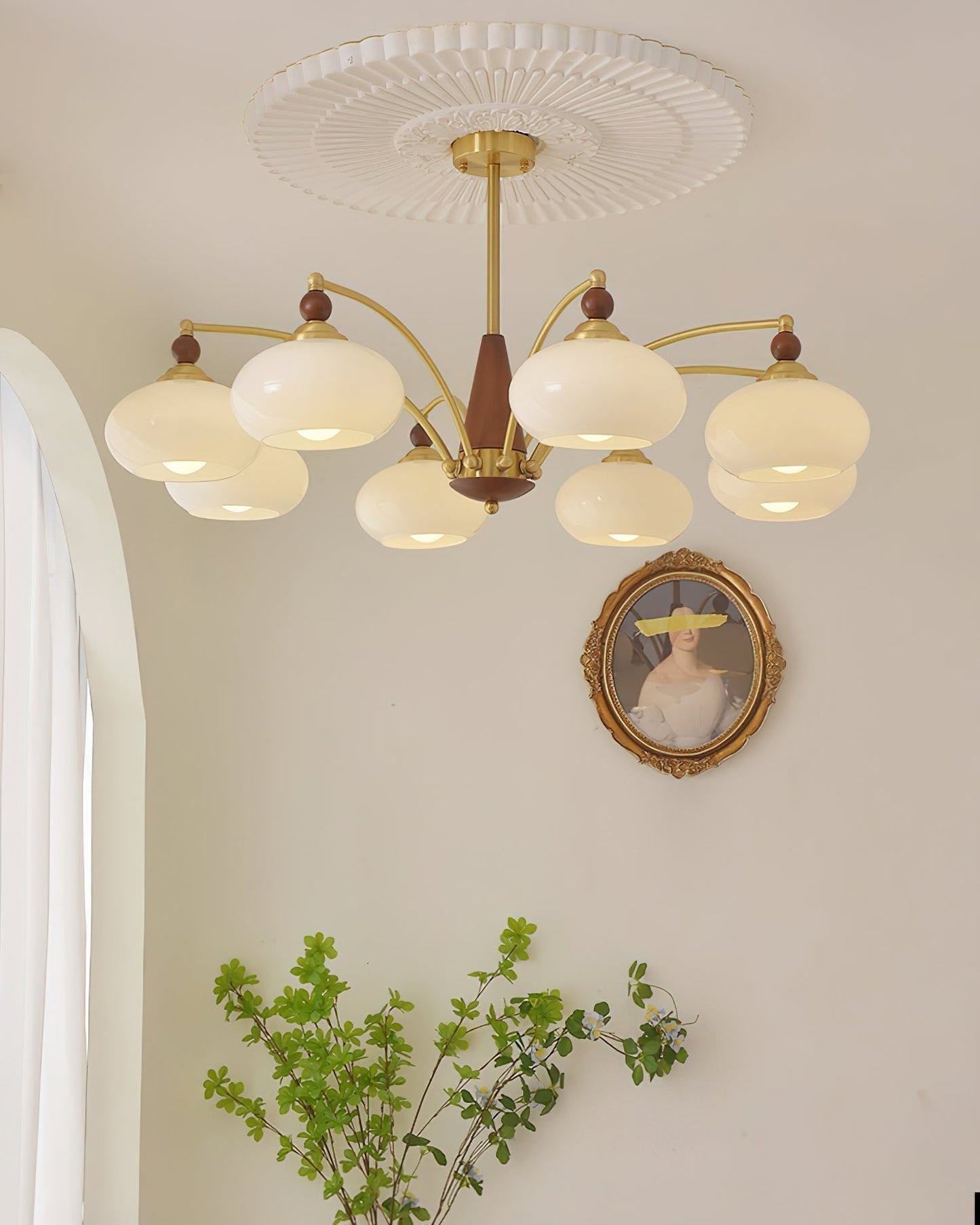 Chandelier Retro Melodica - Élégance Victoriienne et Artisanat Moderne