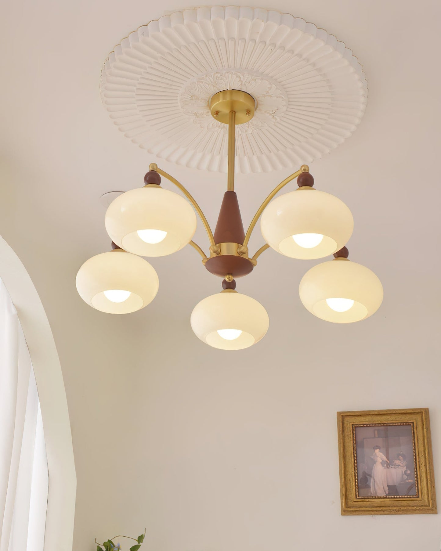 Chandelier Retro Melodica - Élégance Victoriienne et Artisanat Moderne