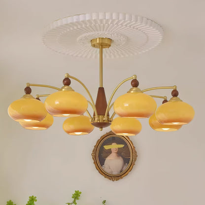 Chandelier Retro Melodica - Élégance Victoriienne et Artisanat Moderne