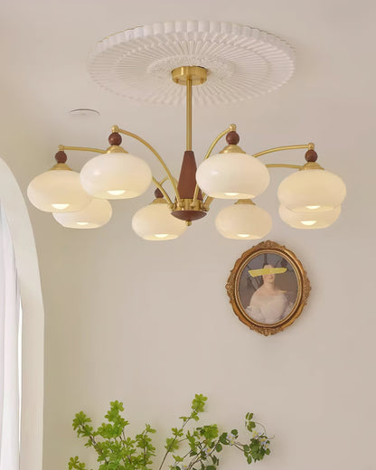 Chandelier Retro Melodica - Élégance Victoriienne et Artisanat Moderne